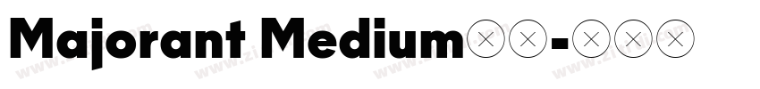 Majorant Medium字体字体转换